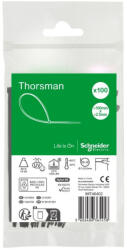 Schneider Electric Thorsman - IMT46402 - Kábelkötegelő, 100x2.5mm, fekete (100 db) (IMT46402)