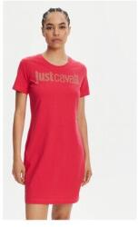 Just Cavalli női ruha, 78PAOE15 CJ110, Pamut, L INTL, Rózsaszín (0000305216335_L)