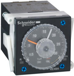 Schneider Electric Harmony Timer Relays - RE48AMH13MW - 48x48mm panelre szerelhető multifunkciós időrelé, 1+1 CO, 5A, 24 - 240VAC/DC 8 tűs (RE48AMH13MW)