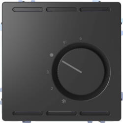 Schneider Electric Merten System Design - MEG5763-6034 - Szobatermosztát, váltóérintkezős, 24 V, antracit (MEG5763-6034)