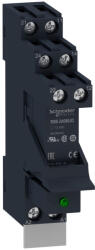 Schneider Electric Harmony Electromechanical Relays - RSB2A080JDPV - RSB interfész relé foglalattal, védődiódával, 2CO, 8A, 12VDC (RSB2A080JDPV)