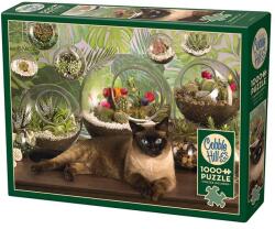 Cobble Hill 1000 db-os puzzle - Terrarium Cat (40142) (40142)
