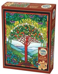 Cobble Hill 275 db-os Easy Handling puzzle - Tree of Life Stained Glass (48005) (48005)
