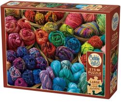 Cobble Hill 275 db-os Easy Handling puzzle - A Yen for Yarn (48024) (48024)