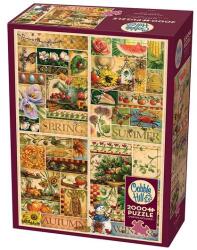 Cobble Hill 2000 db-os puzzle - The Four Seasons (49012) (49012)