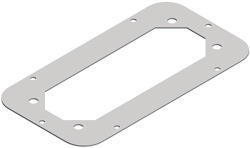 Schneider Electric Spacial SF - NSYTLCFL - Kábelbevezető acél FL21 membránhoz (NSYTLCFL)