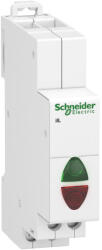 Schneider Electric Acti9 iIL - A9E18335 - jelzőlámpa, dupla, zöld - piros, 12 - 48VAC (A9E18335)