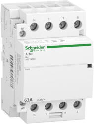 Schneider Electric Acti 9 iCT63A - A9C24763 - kontaktor, 50Hz, 4NO, 3P+F, 220 - 240VAC (A9C24763)