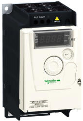 Schneider Electric Altivar 12 - ATV12H075M3 - frekvenciaváltó, 0, 75kW, 7f, 230VAC, Modbus RTU, IP20, hűtőbordás (ATV12H075M3)