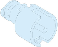 Schneider Electric PrismaSeT - LVS09932 -Kéttollú zár betét 3mm IP55 (LVS09932)