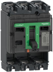 Schneider Electric ComPacT NSX (2021) - C10S3 - Megszakító alapkeret, NSX100S, 100 kA 415 VAC 50/60 Hz, 100 A, kioldóegység nélkül, 3P (C10S3)