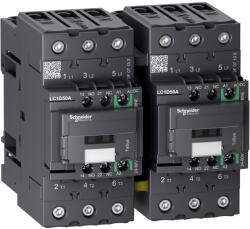 Schneider Electric TeSys D - LC2D50ABNE - D irányváltó kontaktor GREEN - 3P 440V 50A 24VAC (LC2D50ABNE)