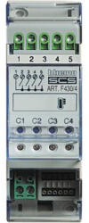 Legrand SCS F430/4 hőmérséklet szabályozó relé 4 független kimenet (F430/4)