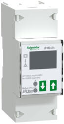 Schneider Electric iEM2000 series - A9MEM2435 - Acti9 iEM2435 többtarifás fogyasztásmérő 1 fázisú, DIN sínres, MID, direkt bekötés, 100A, háttérvilágítás, M-Bus (A9MEM2435)