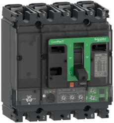 Schneider Electric ComPacT NSX (2021) - C25B44V250 - Megszakító NSX250B, 25 kA 415 VAC, MicroLogic 4.2 Vigi kioldóegység 250 A, 4P4d (C25B44V250)
