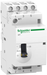Schneider Electric ACTI9 iCT25A kézi vezérlésű kontaktor, 50Hz, 3NO, 220-240VAC A9C21833 Schneider (A9C21833)
