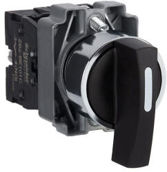 Schneider Electric Easy Harmony XB2 - XB2BJ25C - Választókapcsoló, 2 állású, 1 NO 1 NC, fém, 22mm (XB2BJ25C)