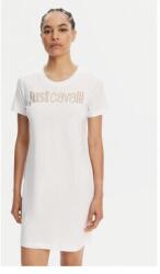 Just Cavalli női ruha, 78PAOE15 CJ110, Pamut, XS INTL, Fehér (0000305216328_XS)