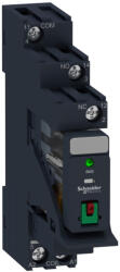 Schneider Electric Harmony Electromechanical Relays - RXG12B7PV - RXG Interfész relé foglalattal, 1CO, 10A, 24VAC, tesztgomb, LED (RXG12B7PV)