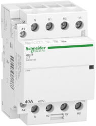 Schneider Electric Acti9 iCT40A - A9C22740 - kontaktor, 50Hz, 4NC, 3P+F, 220 - 240VAC (A9C22740)