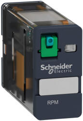Schneider Electric Harmony Electromechanical Relays - RPM11BD - RPM teljesítményrelé, 1CO, 15A, 24VDC, tesztgomb (RPM11BD)