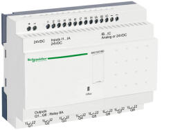 Schneider Electric Zelio Logic - SR2D201BD - programozható relé, kompakt, kijelző nélkül, 10 DI + 2 DI/AI, 8 DO relés, 24 VDC (SR2D201BD)