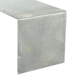 Eurofirany Blink14 bársony asztali futó Ezüst 35x140 cm (HS389899)