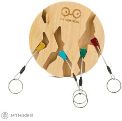 YY Vertical Key Holder Circle kulcstartó, mapple