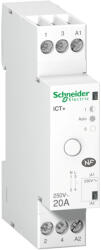 Schneider Electric Acti9 iCT+ - A9C15031 - 20A kézi vezérlésű kontraktor, 1P+N, Uc 230VAC (A9C15031)