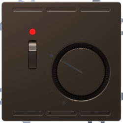 Schneider Electric Merten System Design - MEG5761-6052 - Szobatermosztát kapcsolóval, 24 V, mokka (MEG5761-6052)