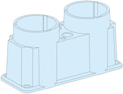 Schneider Electric PrismaSeT - LVS08897 - FL21 kábelbevezető membrán (LVS08897)