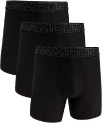 Under Armour Perf Tech Mesh Solid 6in 3Pack Black Férfiboxeralsó 3XL