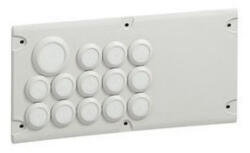 Legrand 36496 Cabstop kábelbevezető lap 30 bemenet + 98x145 tömör felület (36496)