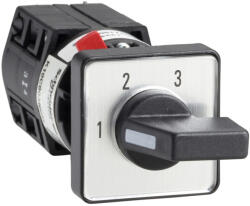 Schneider Electric Harmony K - K10D004QCH - komplett bütykös kapcsoló, 10A, Ø16 - 22mm furat, 1P, 30°, 4 fokozatú+0 léptetőkapcsoló (K10D004QCH)