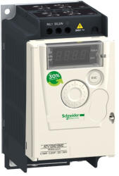 Schneider Electric Altivar 12 - ATV12P037F1 - frekvenciaváltó - 0.37kW - 0.55hp - 100. . 120V - 1f - on aljzat lemez (ATV12P037F1)