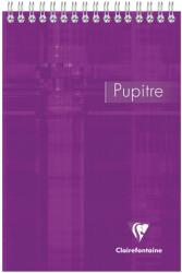 Clairefontaine Pupitaine spirálfüzet, A5, 80 oldal, Matematika, Lila (8662C-01J)