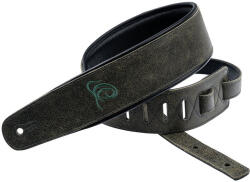 Ortega OSAR-4 Eredeti bőr gitárpánt, oliva zöld