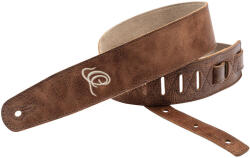 Ortega OSSU-40 Velúr bőr gitárpánt, konyak