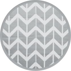 vidaXL kültéri szőnyeg ARAKIL szürke Ø120 cm PP 368522 (368522)