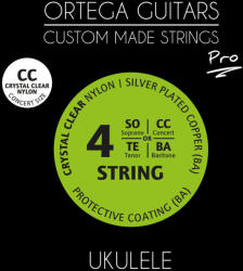 Ortega UKP-CC Ukulele húrkészlet, 4 húros