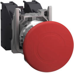 Schneider Electric Harmony XB4 - ATEX DG - XB4BT845GEX - komplett vészkapcsoló 40mm fej, Ø22, 1NO+1NC, húzásra kioldó, piros (XB4BT845GEX)