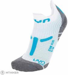 UYN RUN 2IN női zokni, fehér/türkiz (37/38)
