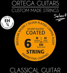 Ortega NYS44EH klasszikus gitárhúr készlet, 4/4 Extra Hard