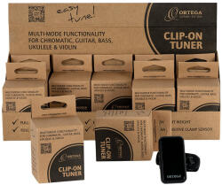 Ortega Guitars OETSD-10BK Multi-mode hangoló, 10 darabos, fekete