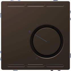 Schneider Electric Merten System Design - MEG5763-6052 - Szobatermosztát, váltóérintkezős, 24 V, mokka (MEG5763-6052)