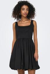 Jacqueline de Yong JdY, Bővülő fazonú ruha szögletes nyakrésszel, Fekete, L (15350930-BLACK-L)