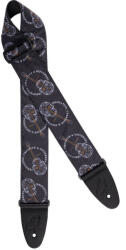 Ortega OSN-65SKBK Gitárpánt, fekete koponya