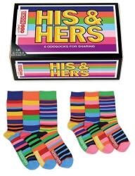 United OddSocks 6 darabos zokni készlet férfi/női HIS & HERS (SKODD39HERS)