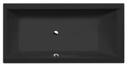 SAPHO POLYSAN CLEO kád, 160x75x48cm, matt fekete (93611.21)
