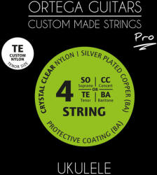 Ortega UKP-TE Ukulele húrkészlet, 4 húros